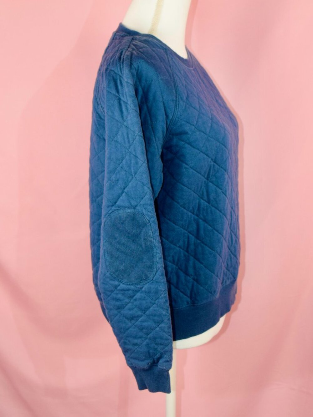 Boxercraft University of Maine Quilted Navy Crewneck Sweatshirt | Size M - Picture 6 of 8